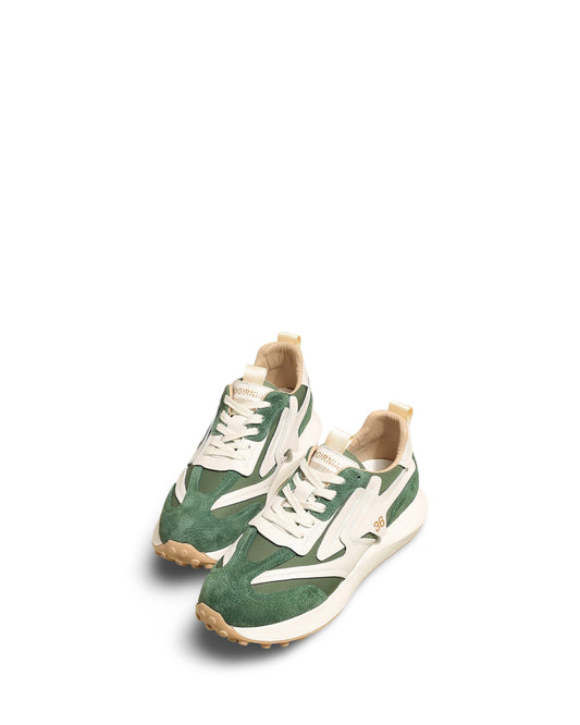 Niche Leather Forrest Shoes Women's Spring New All-match Thick-soled Sports Dad