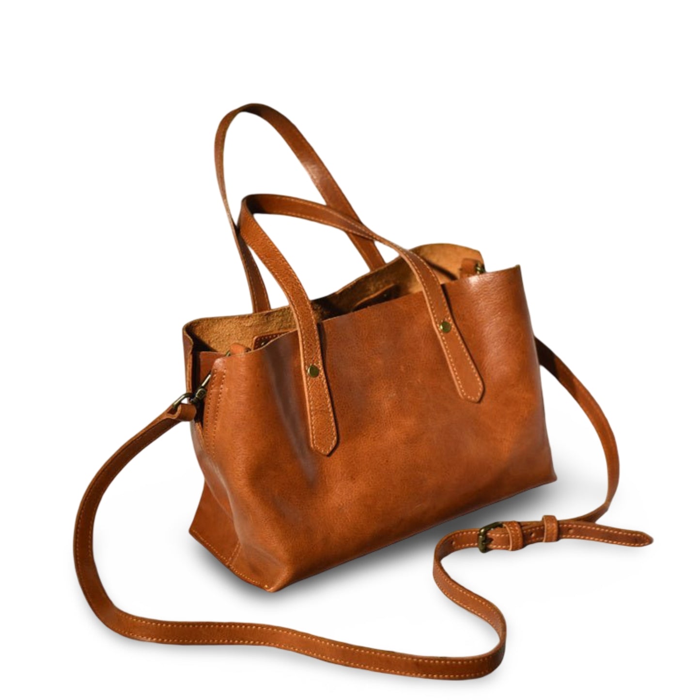 Women's Fashionable And Versatile Handmade Leather Shoulder Bag