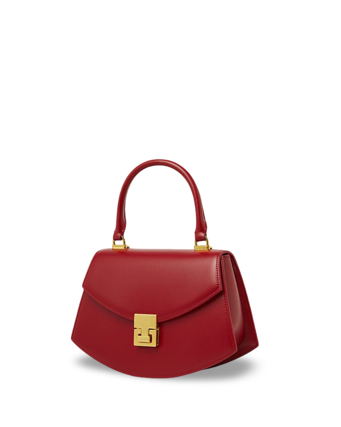 Fashion High-grade Saddle Shoulder Genuine Leather Flap French Crossbody Bag