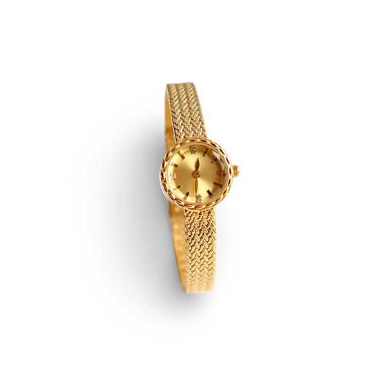 Simple Retro Special Interest Light Luxury Small Gold Women's Watch