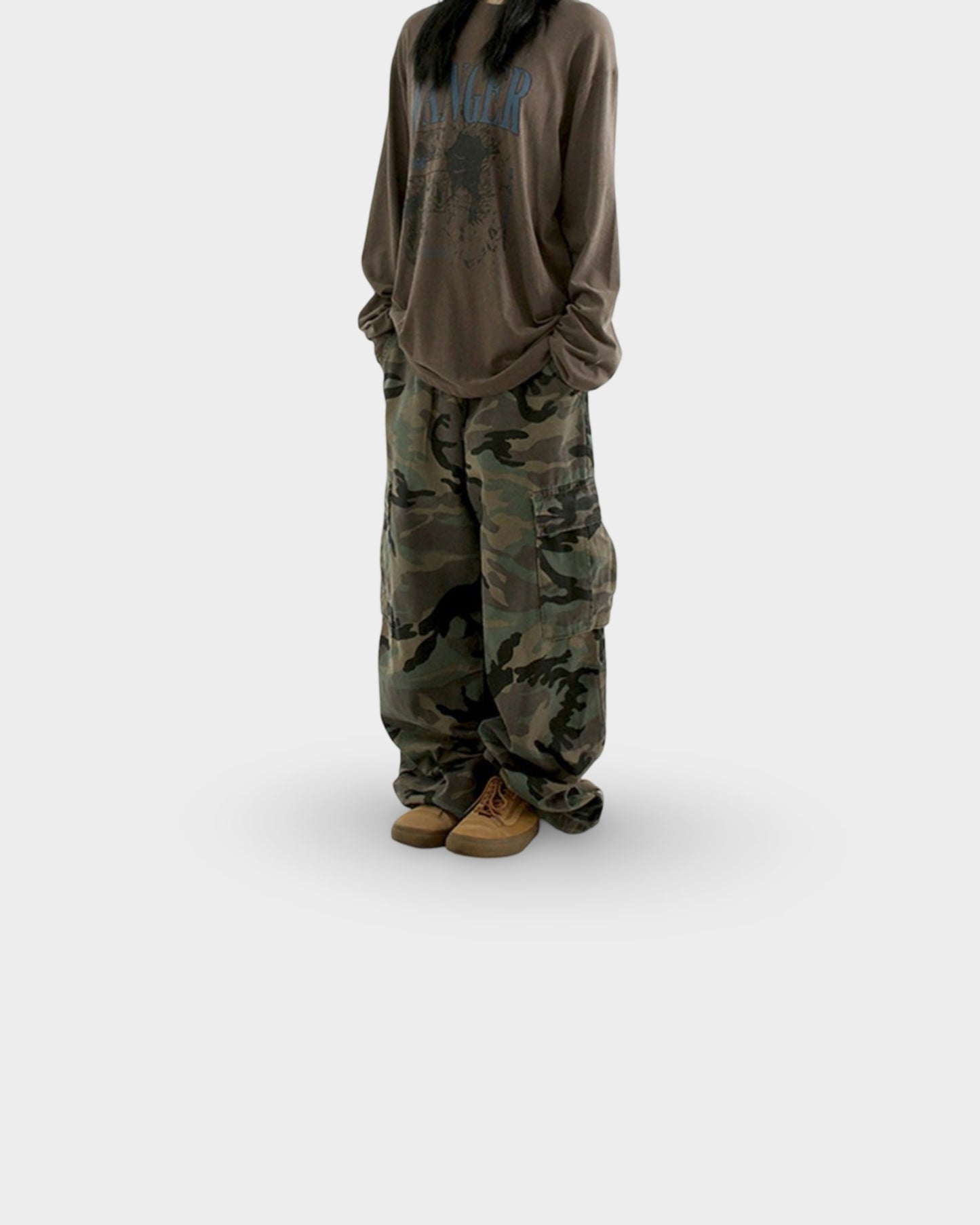 Camouflage Workwear Casual Pants For Men And Women