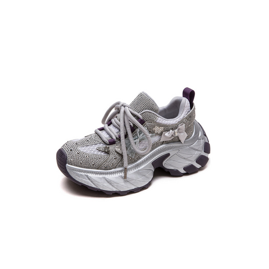 Expressive Motion Sneaker – Mesh Upper with Sculpted Comfort Sole