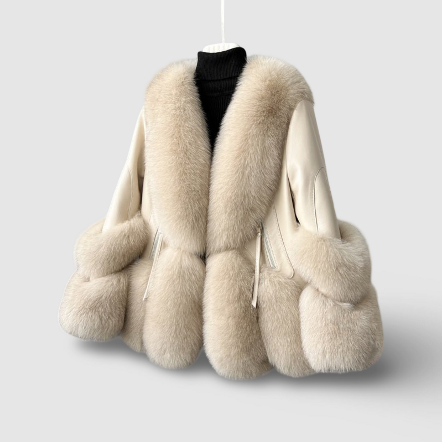 Women's Fur Coat A Young Down Jacket Thickened To Keep Warm