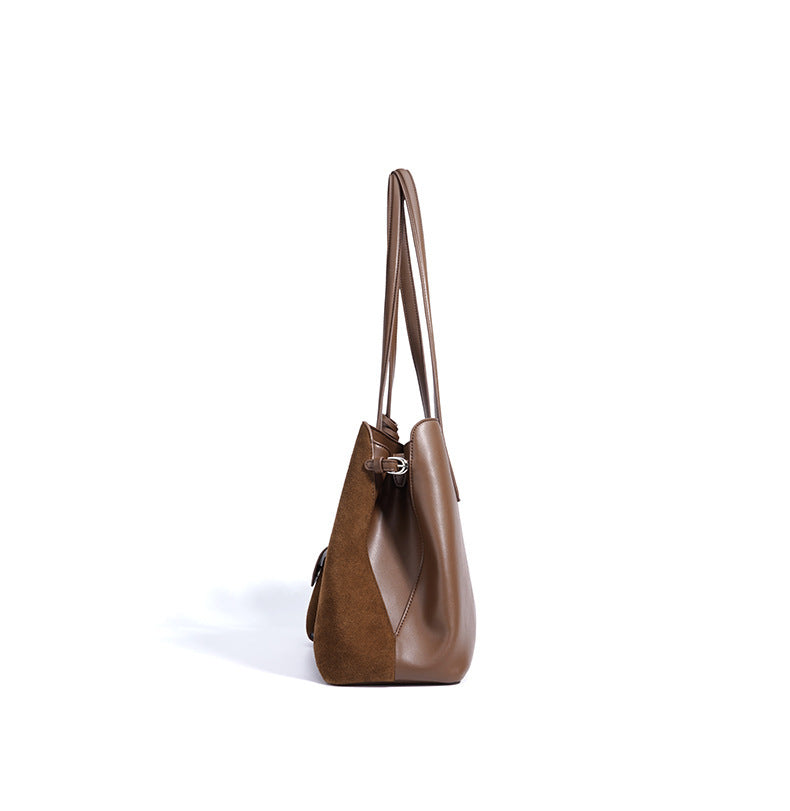 Urban Square Two Layer Leather Bag