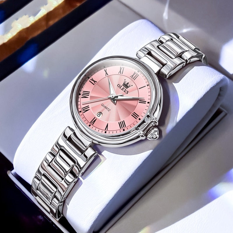 Scale Quartz  Waterproof Sheet Calendar Women's Watch