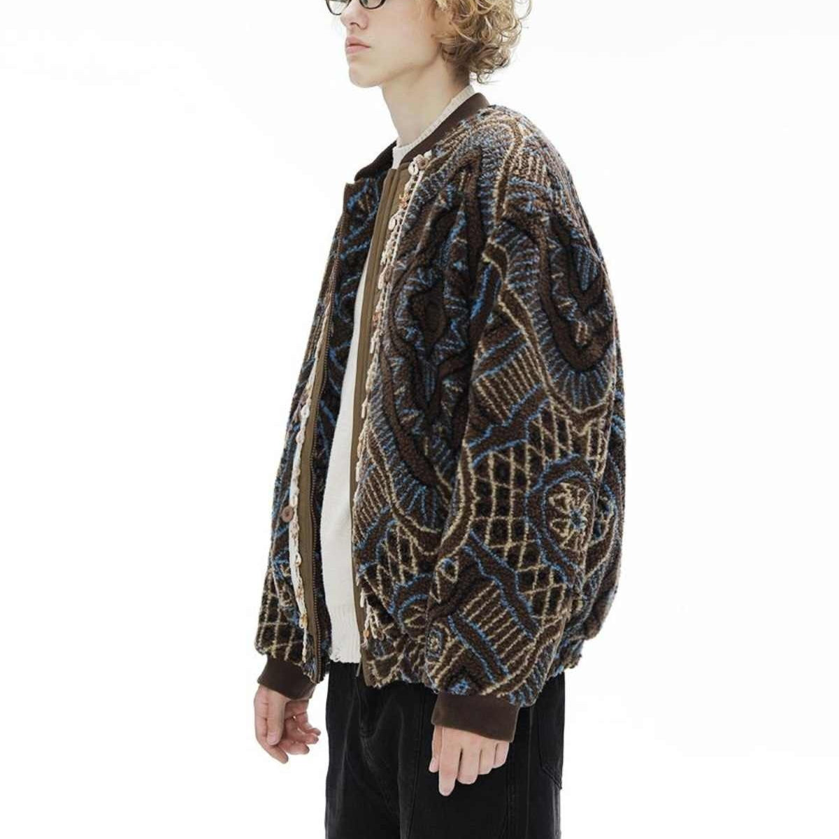 Men's Thick Lamb Wool Jacket With Added Fleece