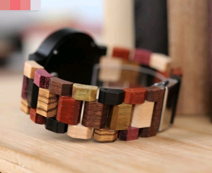 Casual wooden watch men's  & women's watch week calendar garden unique quartz watch
