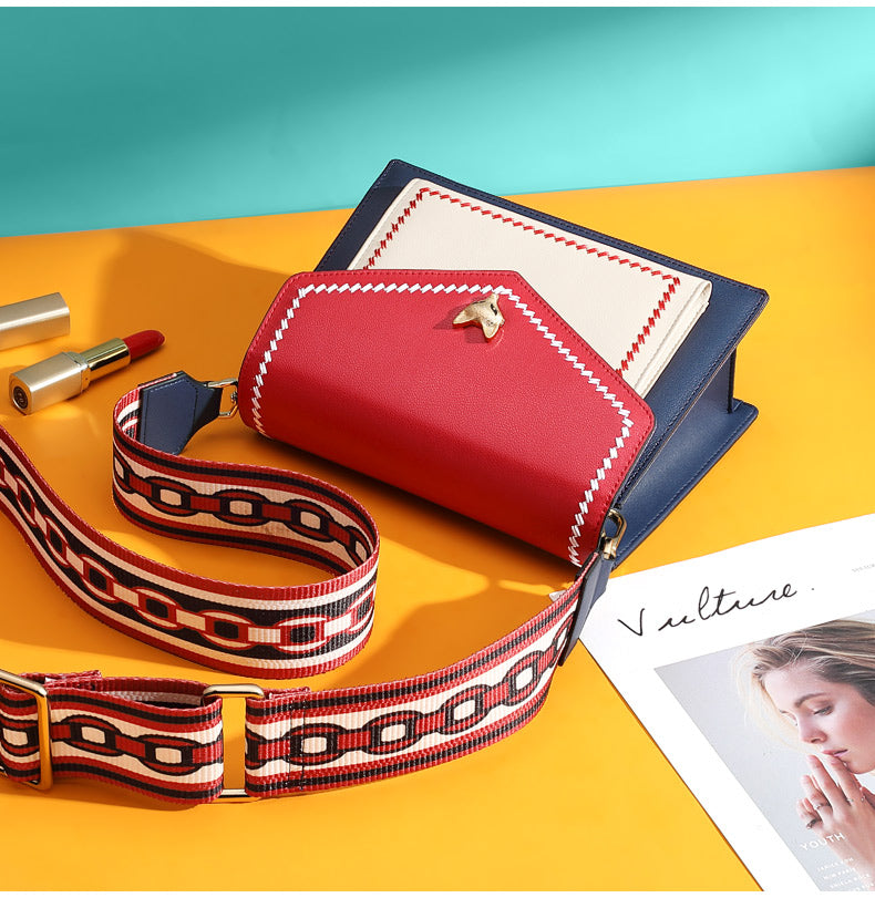 Structured  Shoulder Bag in First-Layer Cowhide