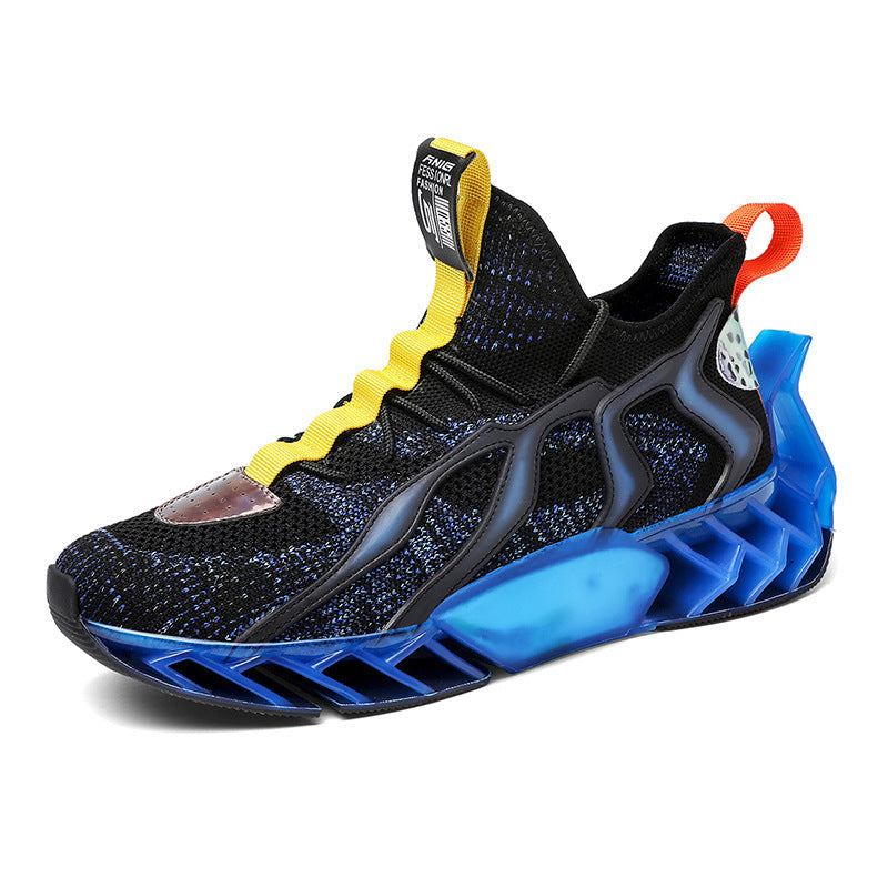 Flying Woven Leisure Thick Soled Sports Shoes For Men and women