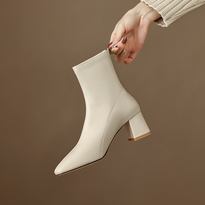 Minimal Finish Ankle Boots