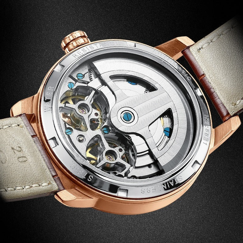 New unisex Automatic Hollow Mechanical Watch