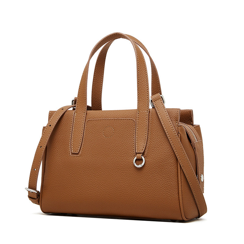 Compact Structured Tote with Dual Carry Straps