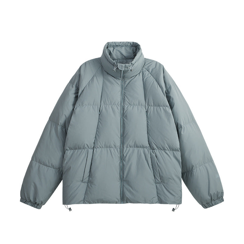 Fashion Solid Color Turtleneck Down Jacket