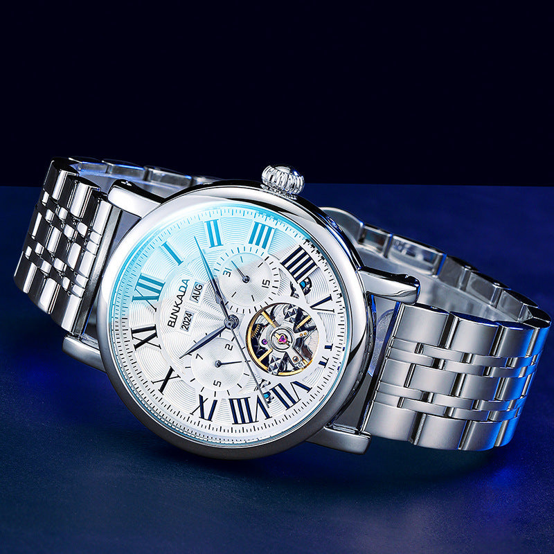 Multifunctional Mechanical  Automatic Watrproof Watch