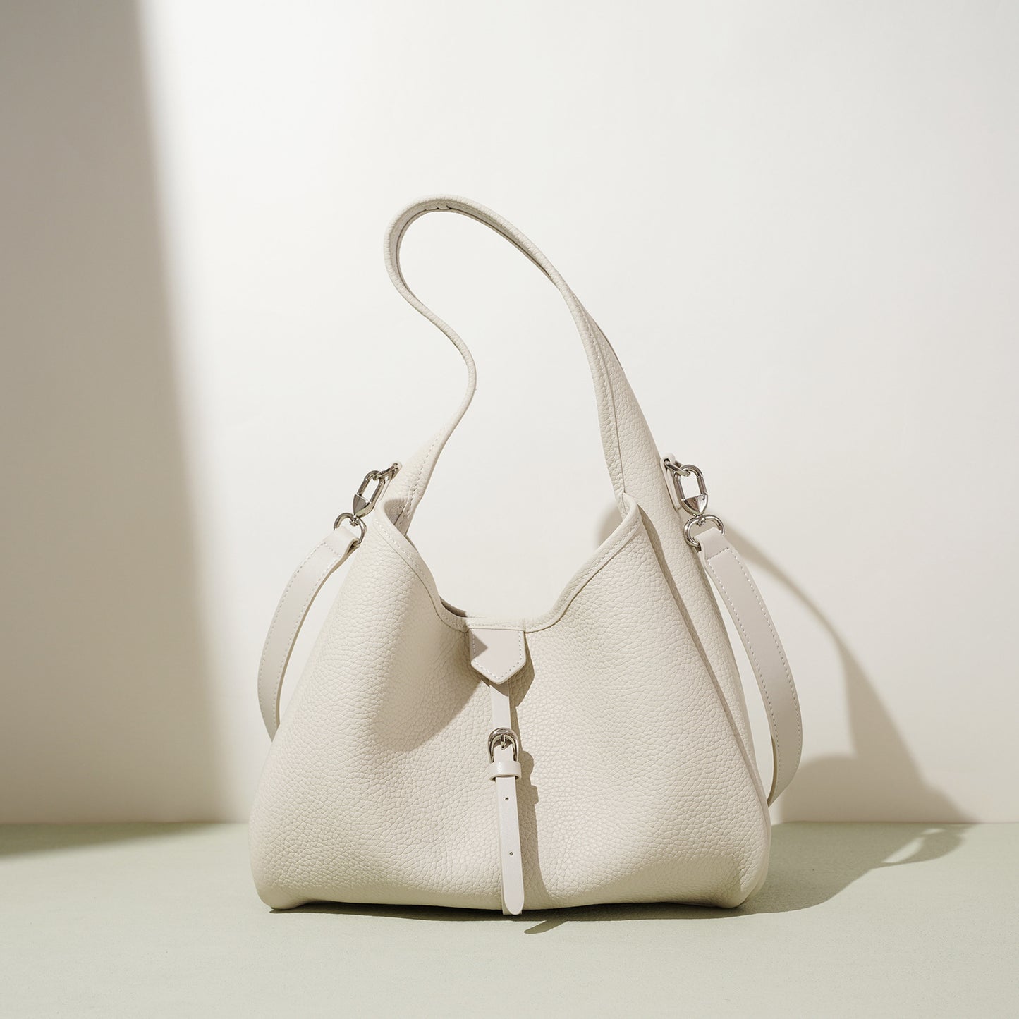 Soft-Form Hobo Shoulder Bag