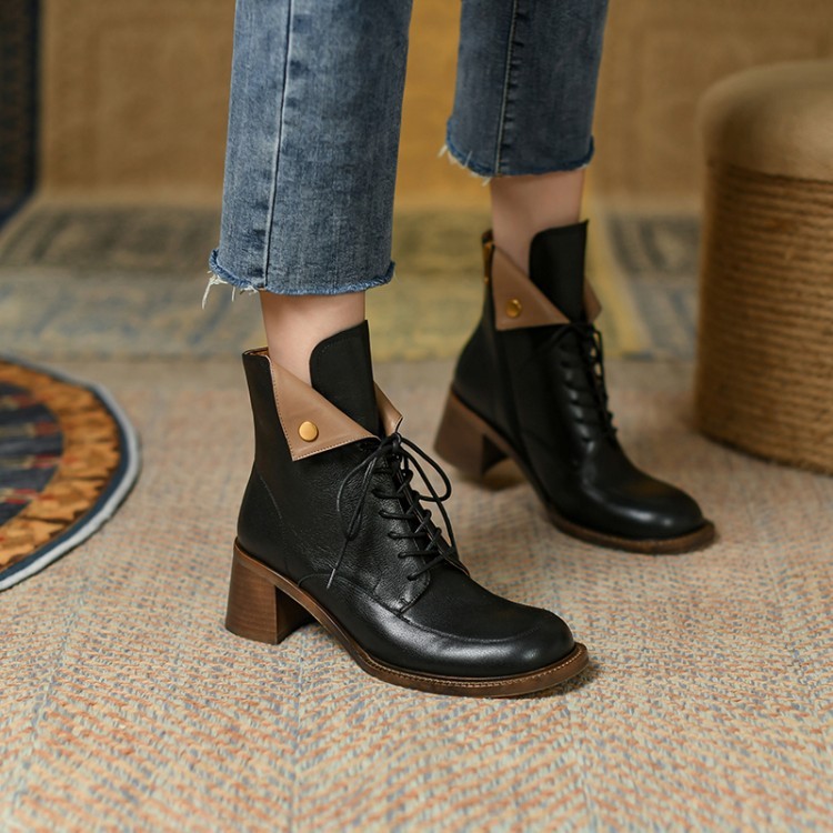 Women's Fashion Side Zip Casual Rider Boots