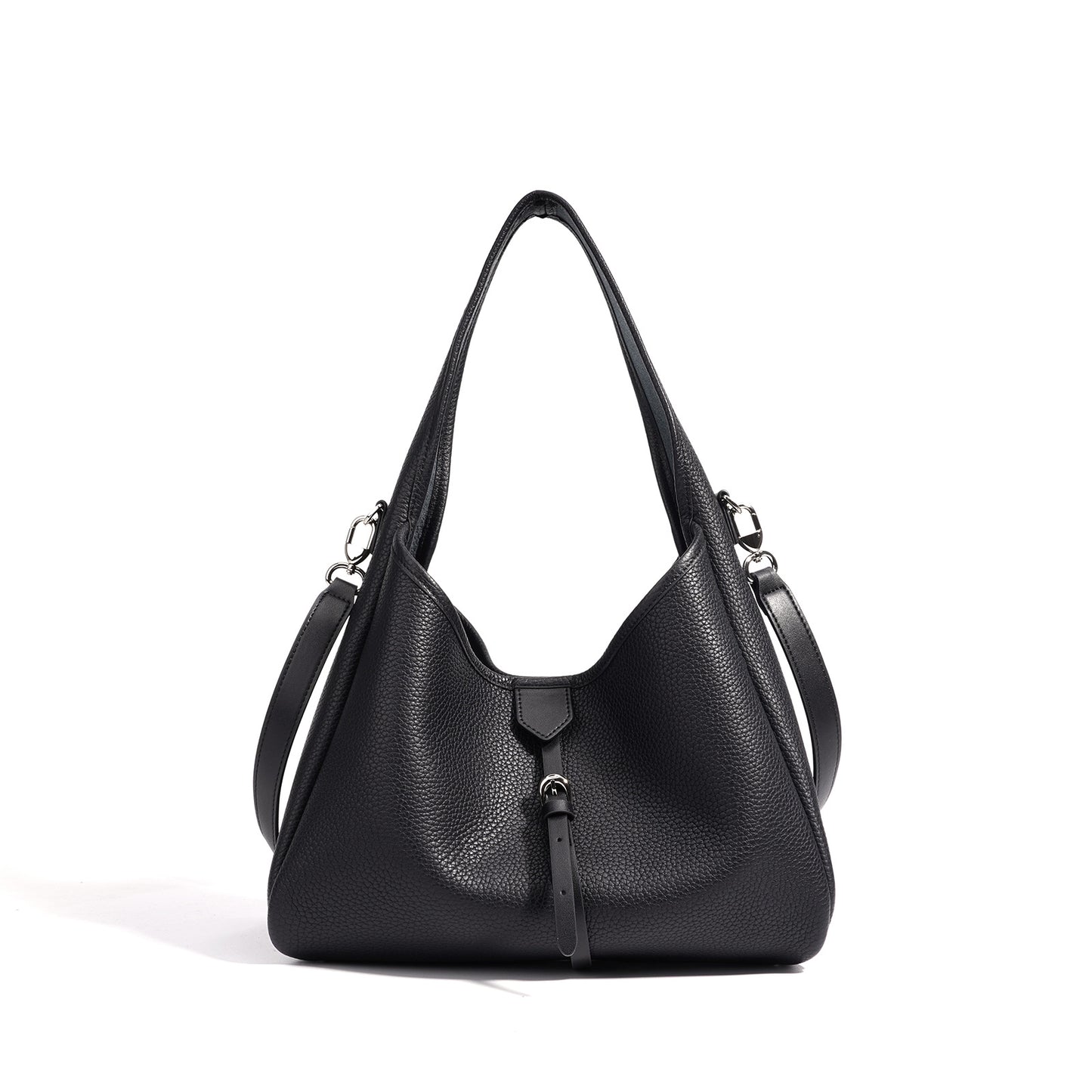 Soft-Form Hobo Shoulder Bag
