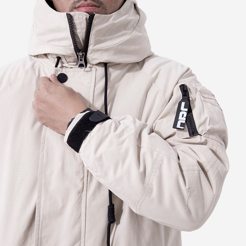 Mid-Length Thick Cotton-Padded Jacket
