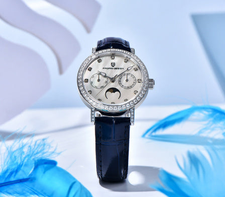 Quartz Women's Watch Multifunctional Waterproof Trend