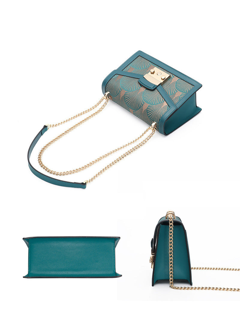 Women's Fashion Artistic Embroidery Leather Message Bag