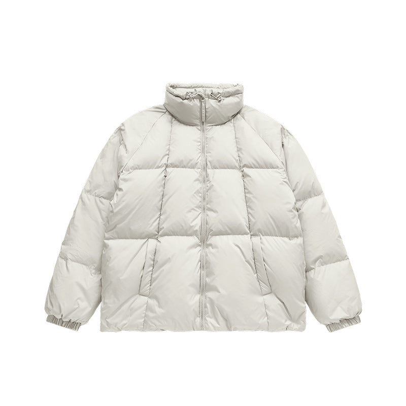 Fashion Solid Color Turtleneck Down Jacket