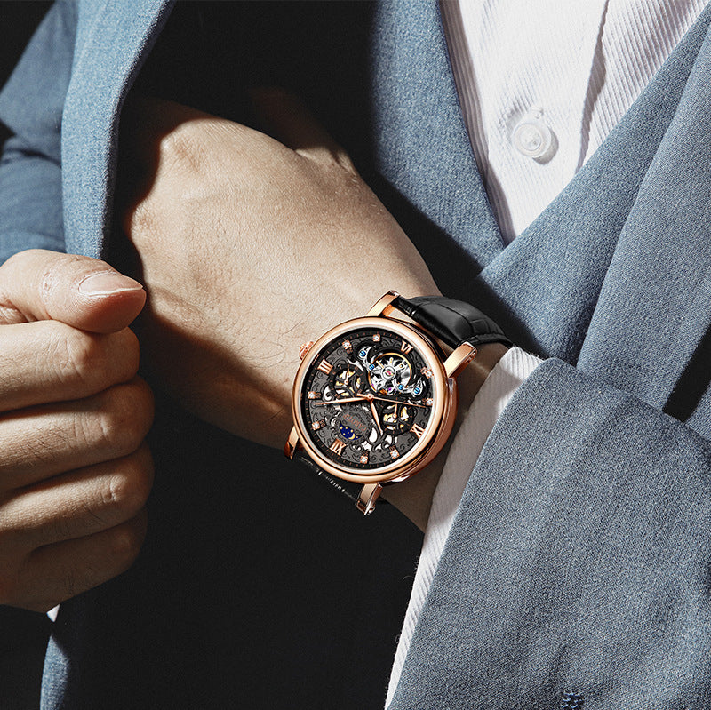 Business Casual Waterproof Leather Watch