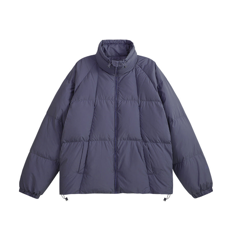 Fashion Solid Color Turtleneck Down Jacket