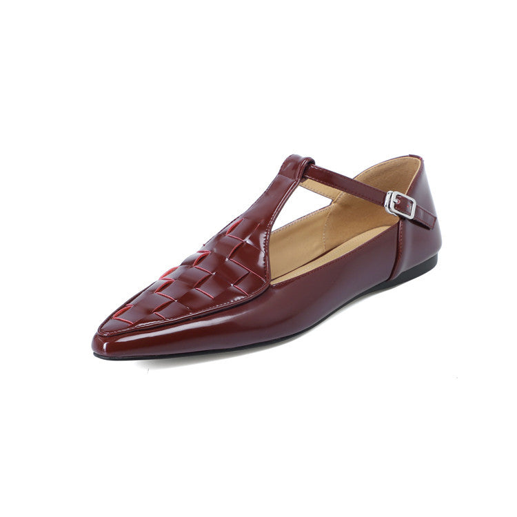 Burgundy Hand-Finished T-Strap Loafer