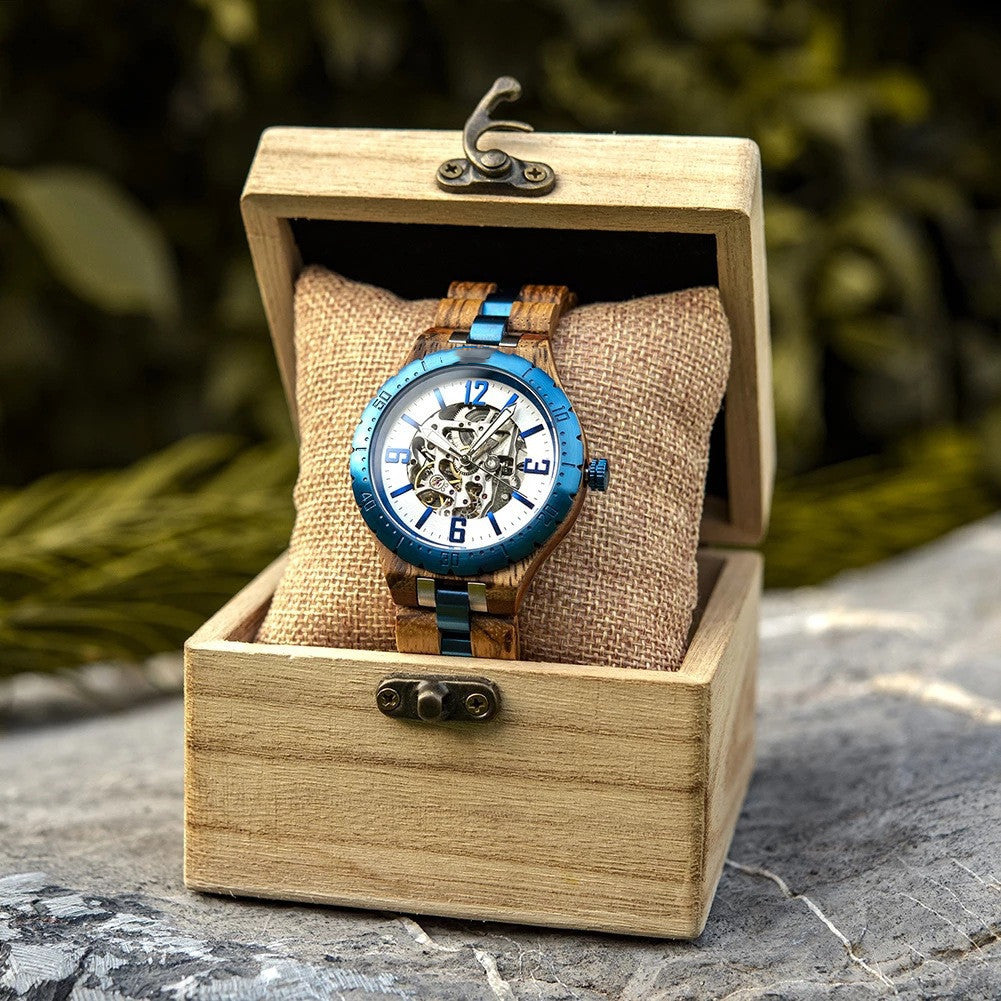 Wooden Automatic Mechanical Watches
