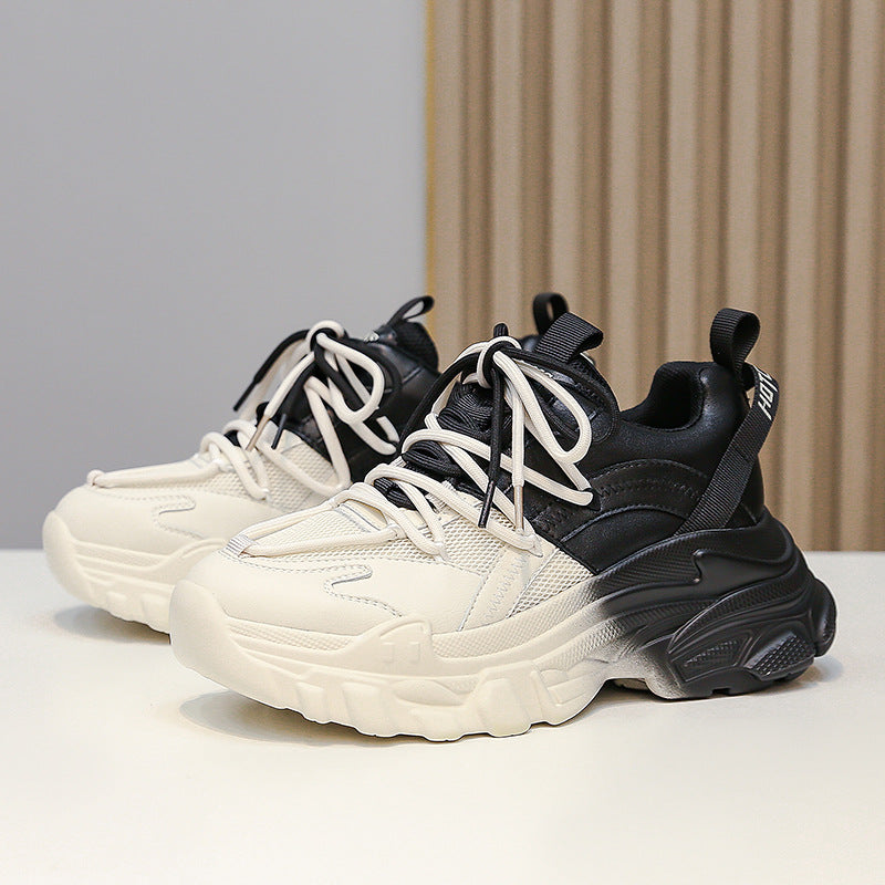 Soft Motion Sneaker – Mesh & Synthetic Build with Sculpted Sole