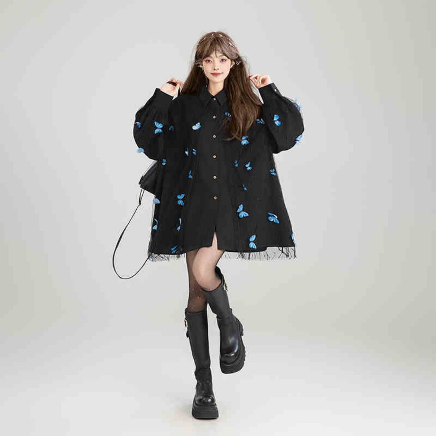 French Style Embroidered Lace Patchwork Top