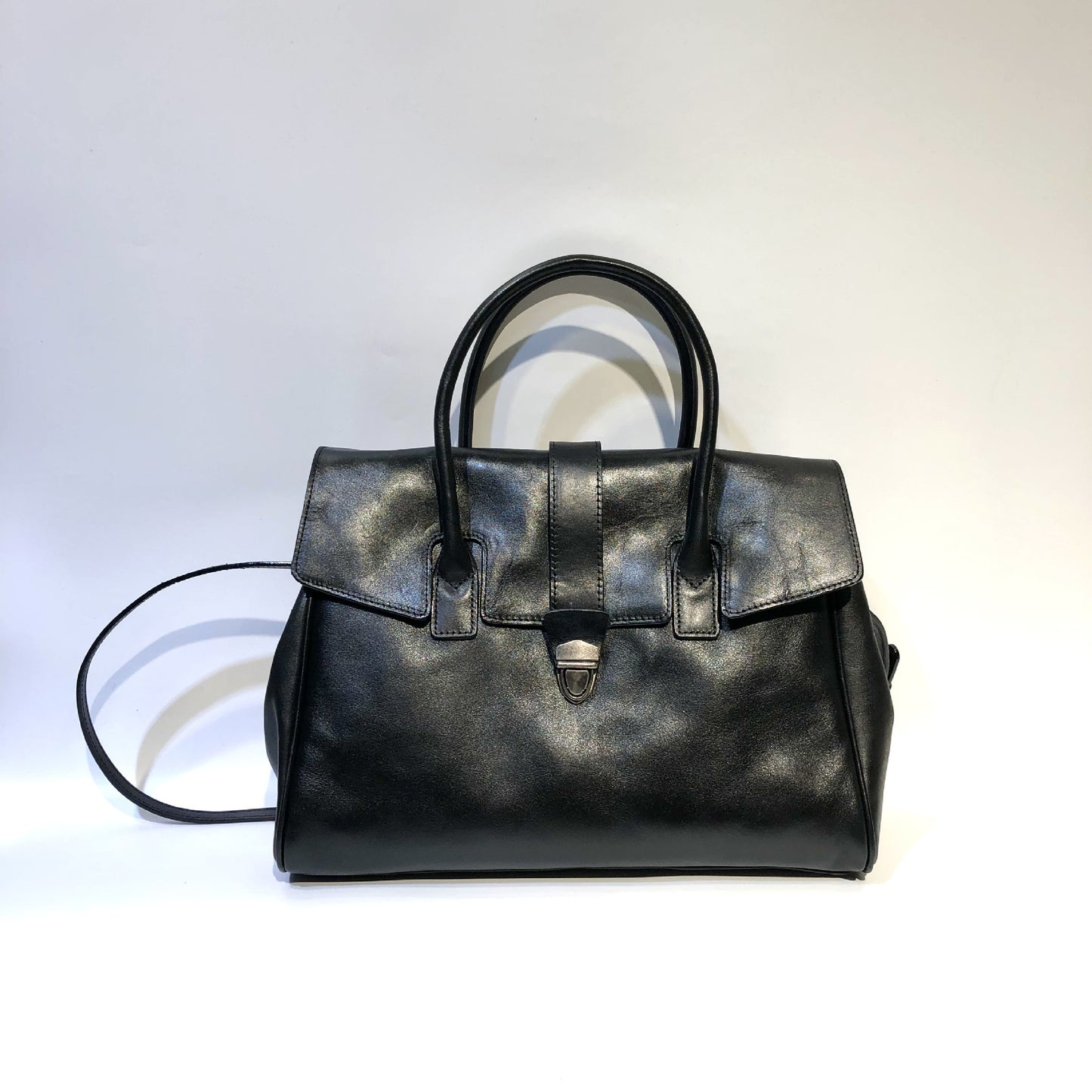 Genuine Leather Bag Vintage Handmade First Layer Vegetable Tanning Leather