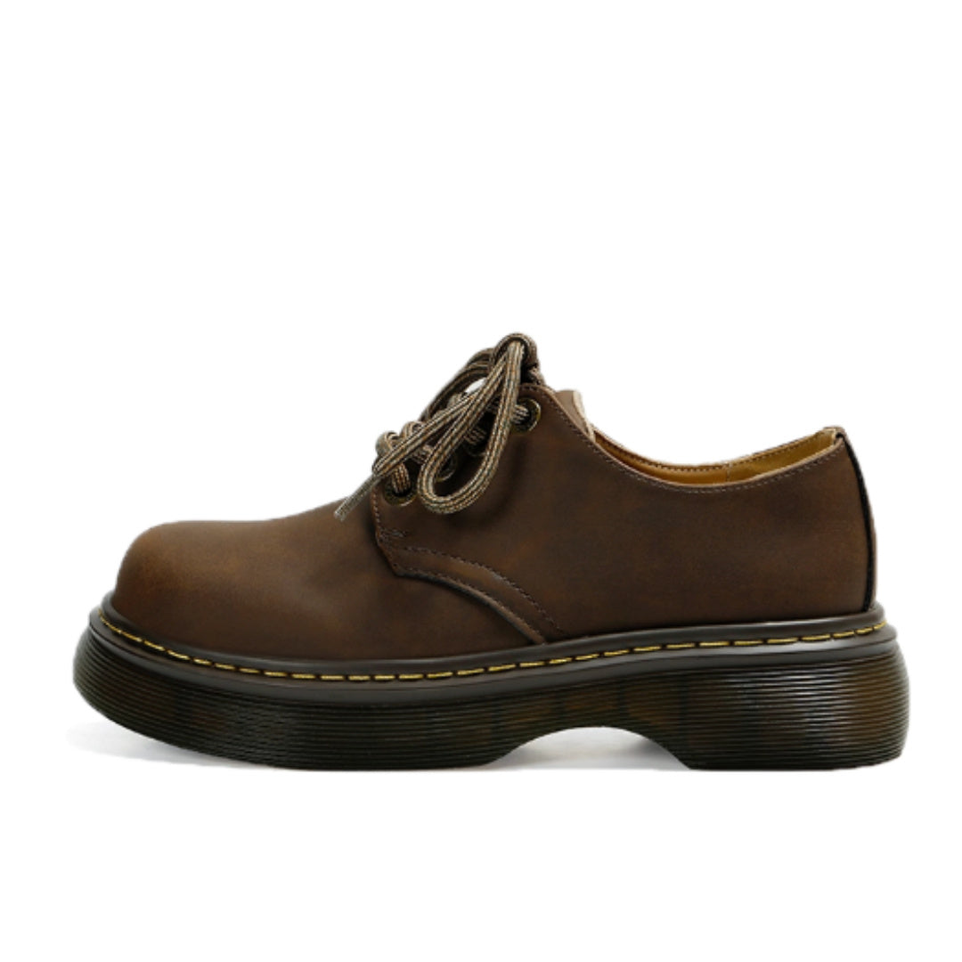 Women's Vintage Style Thick-soled Martin Shoes