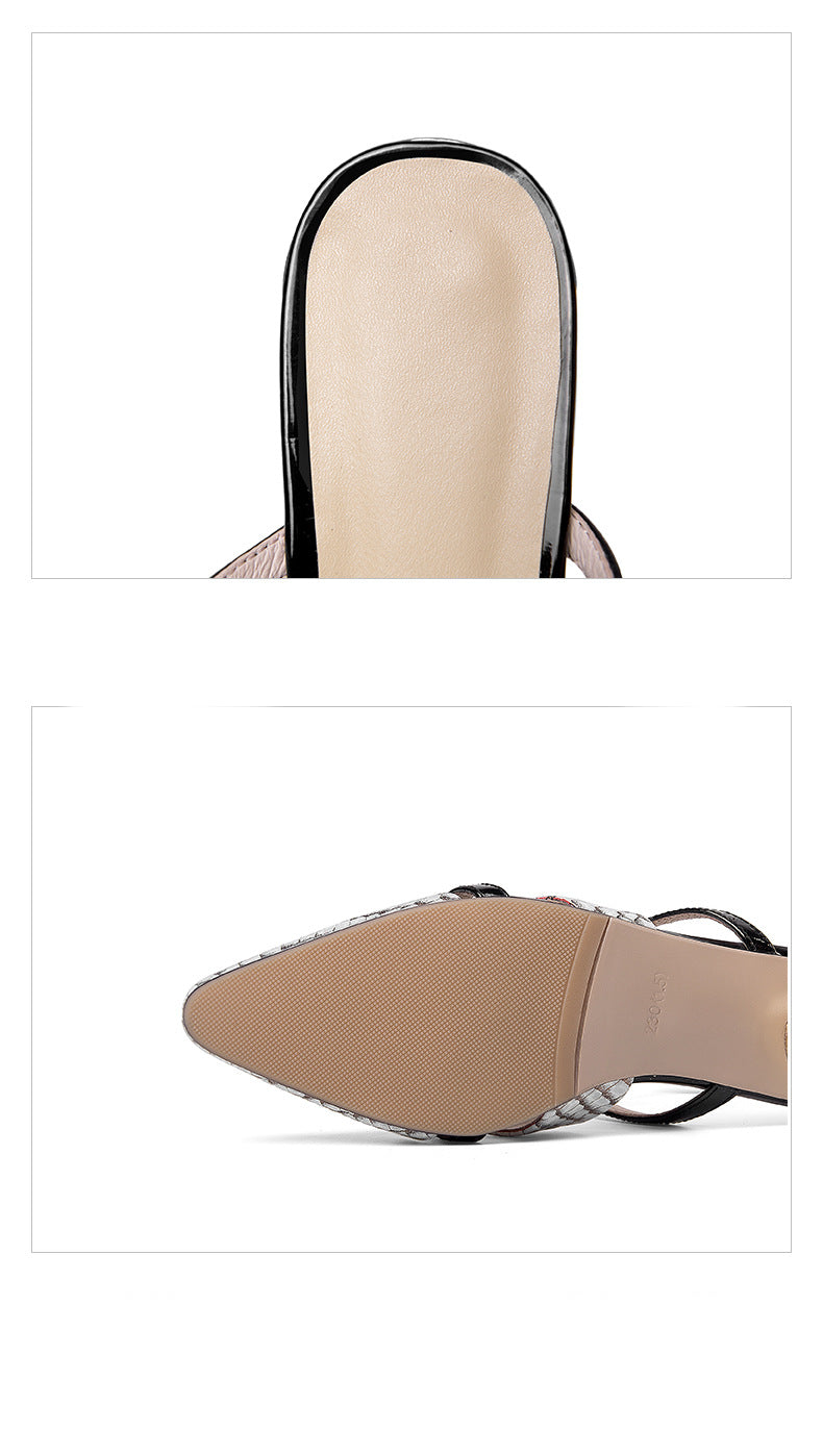 First Layer Cowhide T-Strap Low Heel — Precision Control Edition