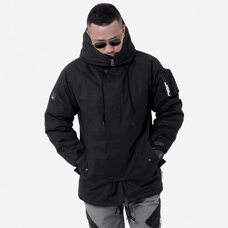 Mid-Length Thick Cotton-Padded Jacket