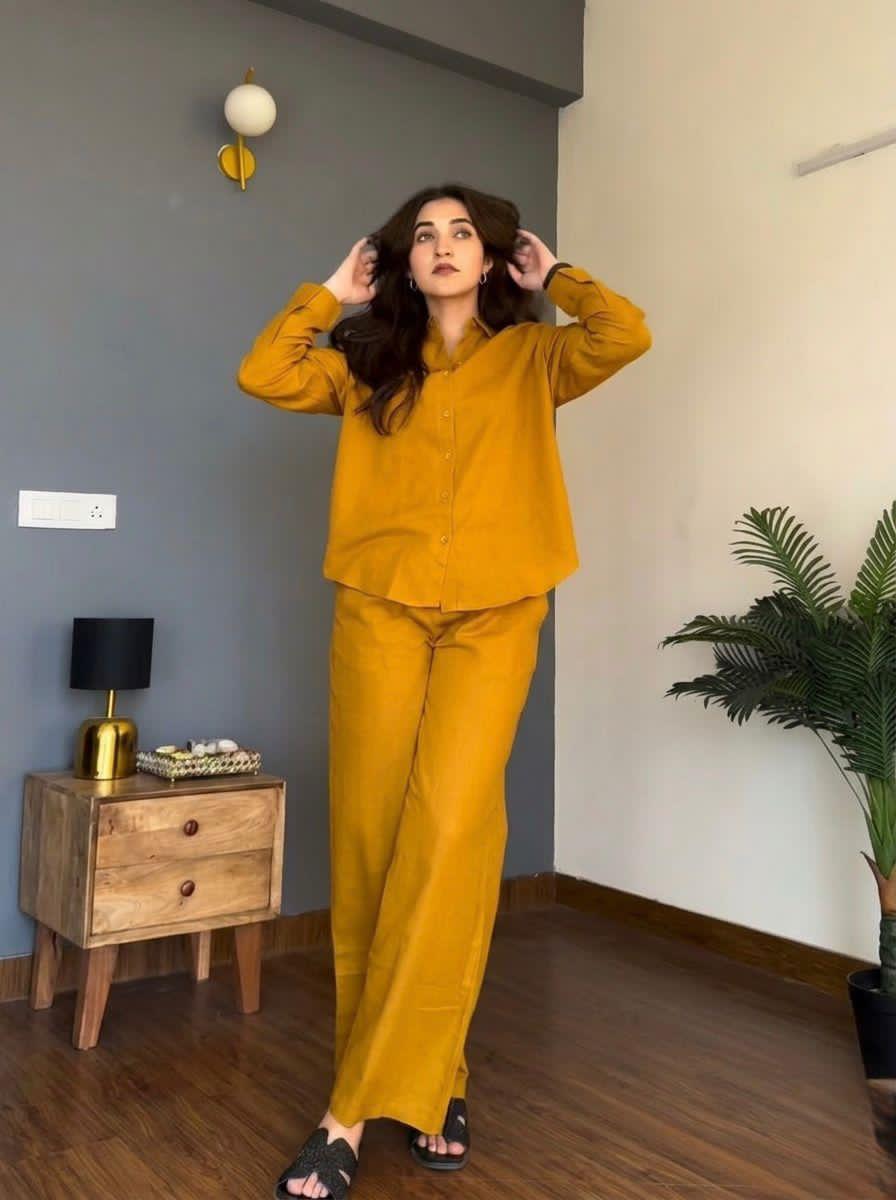 TATVANI Pure Cotton Co-Ord Set
