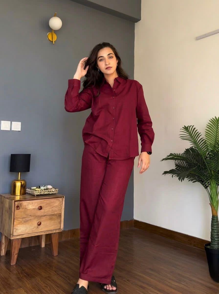 TATVANI Pure Cotton Co-Ord Set