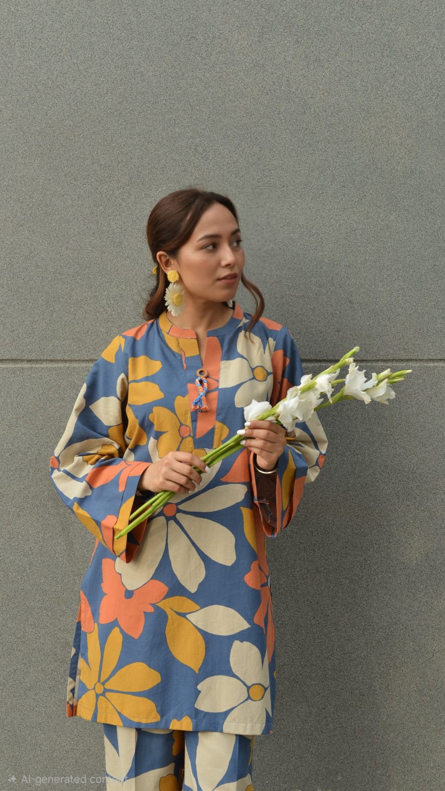 TATVANI Printed Cotton Kurti Set