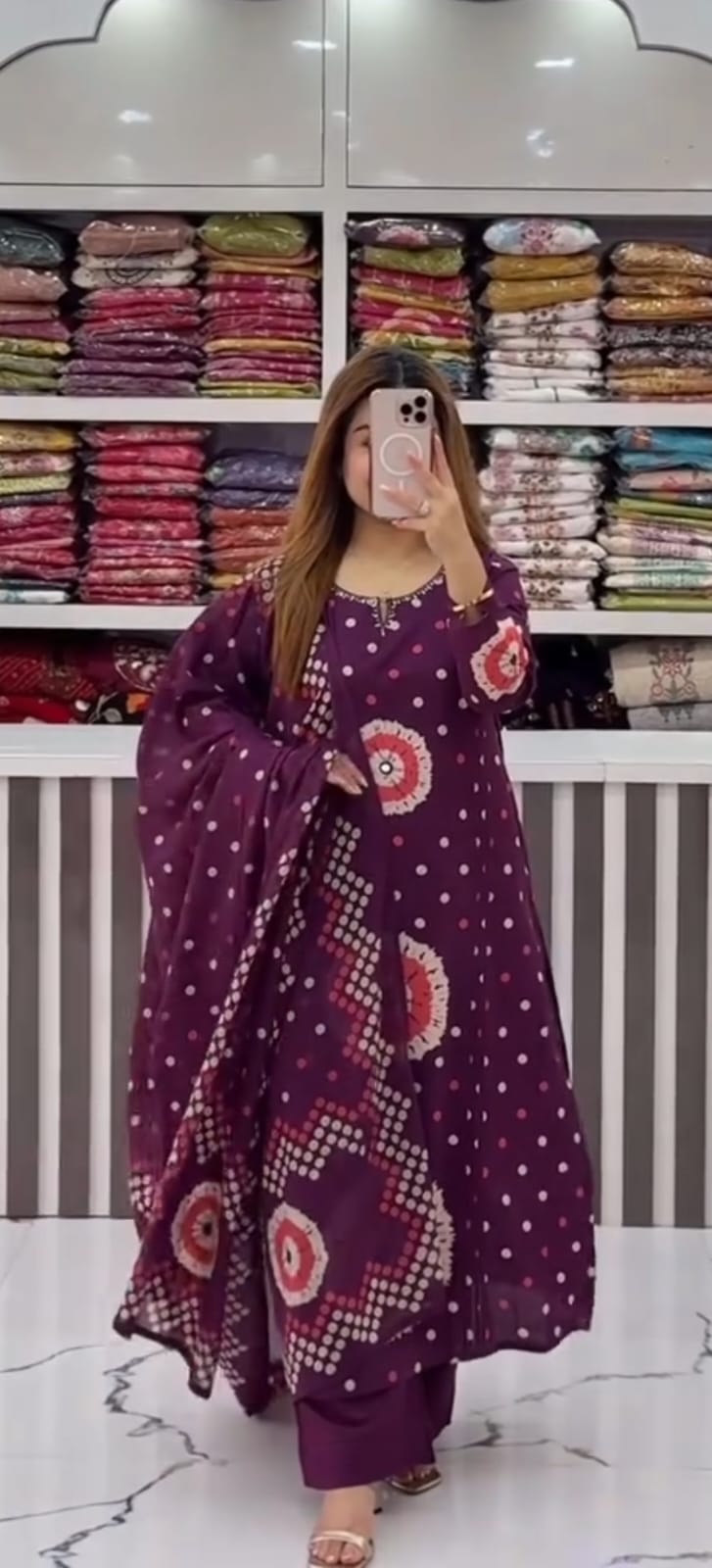 TATVANI Printed Cotton Suit Set