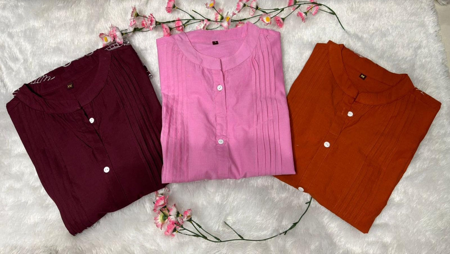TATVANI Embroidered Cotton Co-Ord Set