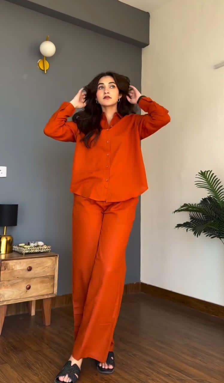 TATVANI Pure Cotton Co-Ord Set