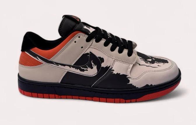 Premium Graphic Low-Top Sneakers