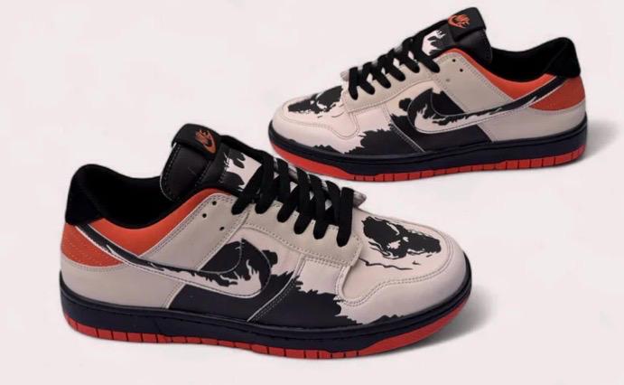 Premium Graphic Low-Top Sneakers