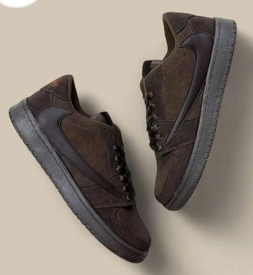 Premium Dark Brown Casual Sneakers