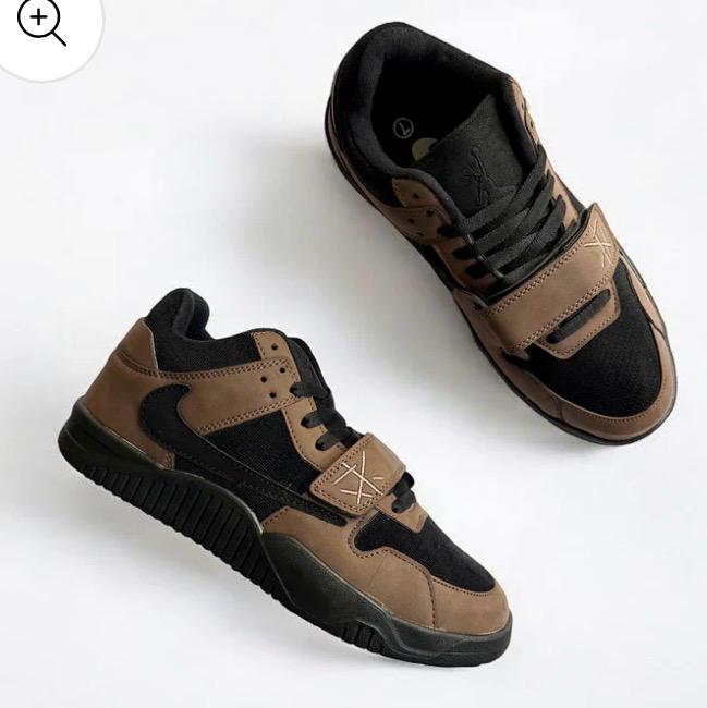 Premium Brown & Black Streetwear Sneakers
