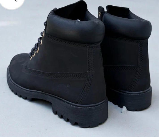 Premium Black Outdoor Boots