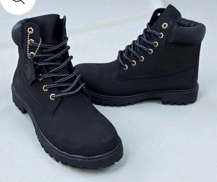 Premium Black Outdoor Boots