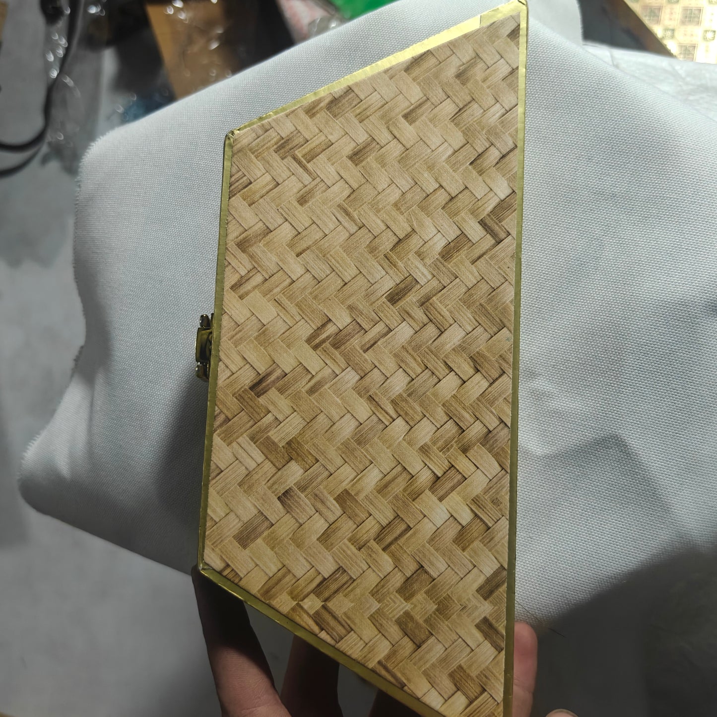 Bagveda Rustic weave jewelry and keepsake storage box