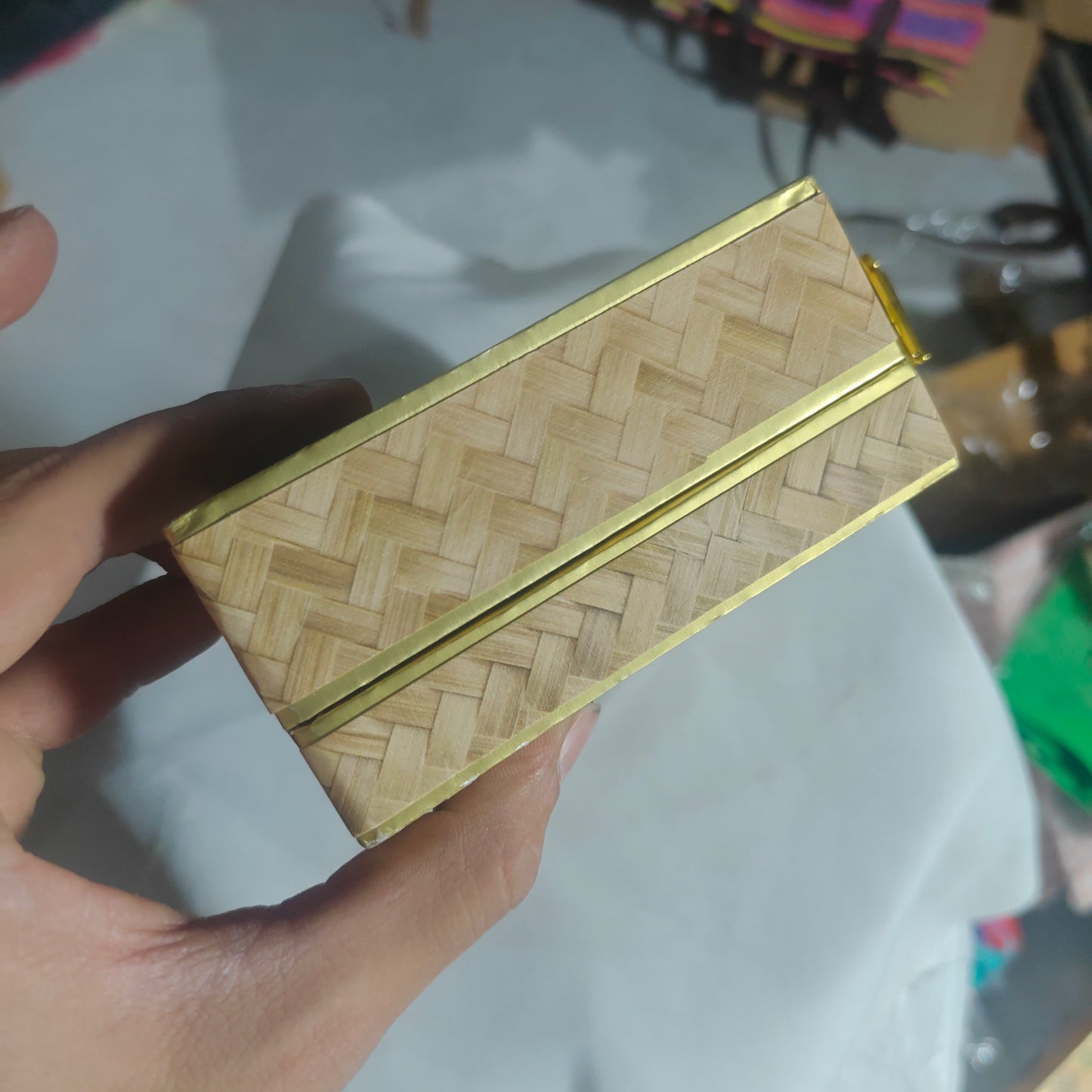 Bagveda Rustic weave jewelry and keepsake storage box