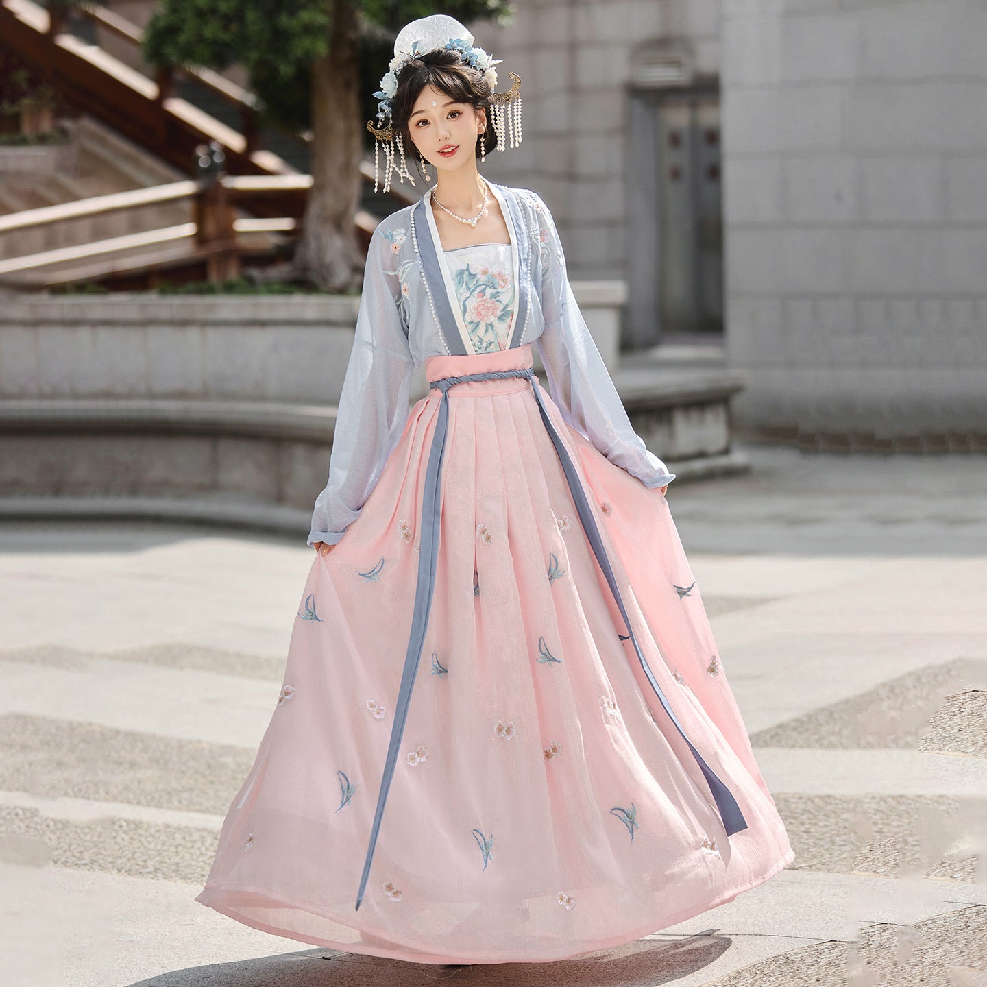 Ming-made Song-made Han Costume Full Set Of Ancient Costume